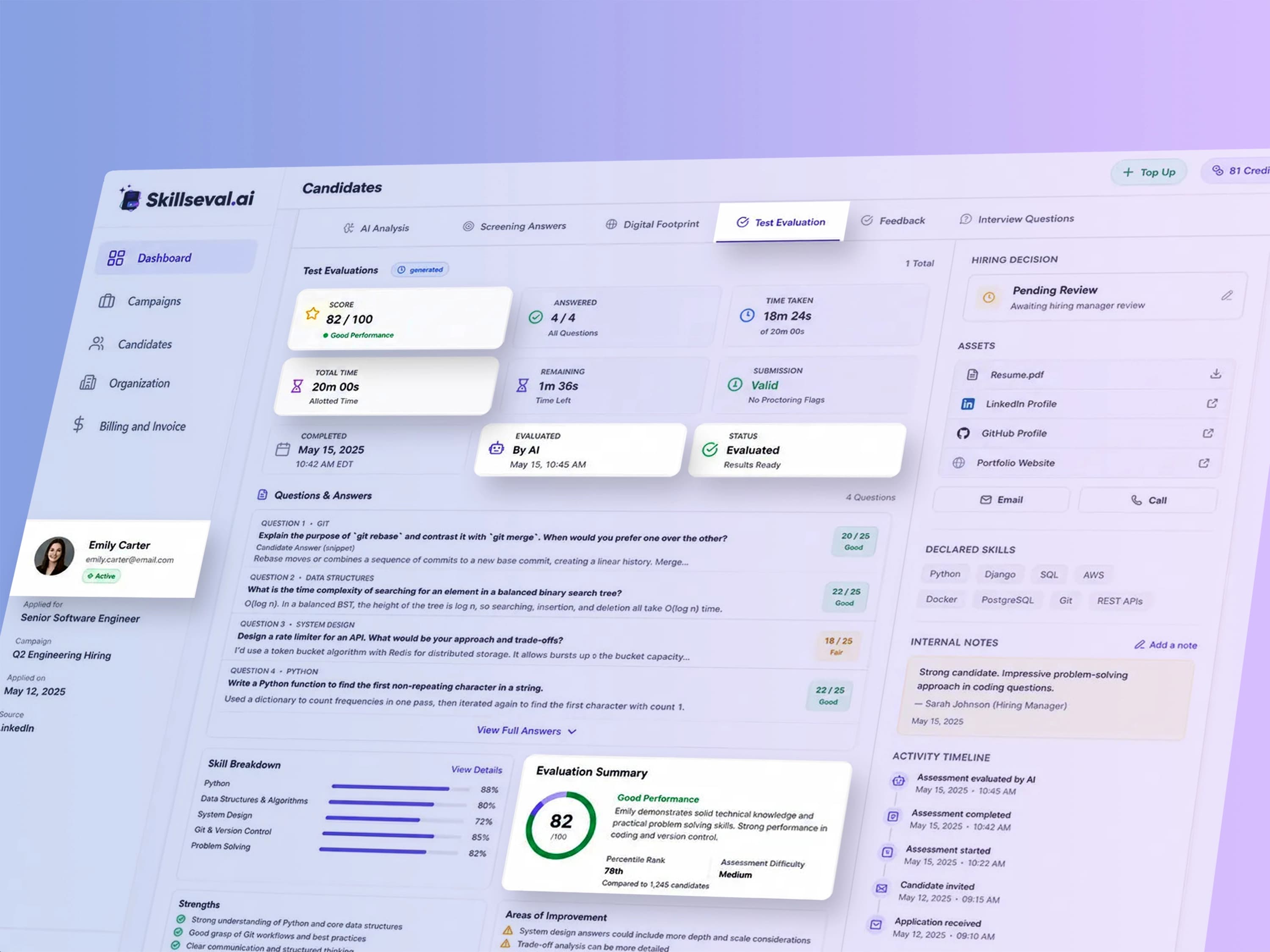 AI-Driven Screening & Interviews